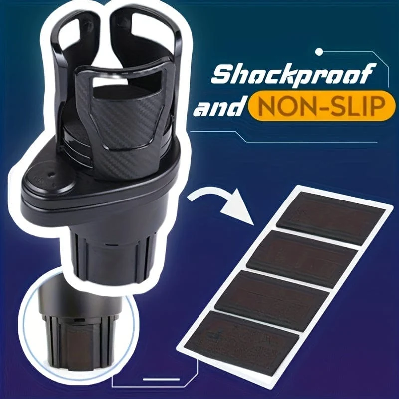 Auto-Getränkehalter-Expander für Autoadapter, verstellbar, multifunktionaler Doppel-Getränkehalter mit Telefonhalter, Aromatherapie-Organizer, Thanksgiving-Weihnachts-Neujahrsgeschenk