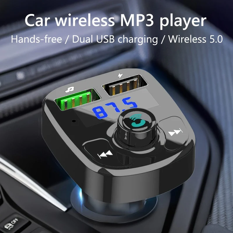 Rüsten Sie Ihr Auto-Audiosystem mit dem kabellosen FM-Transmitter und dem USB-Autoladegerät von JaJaBor auf!