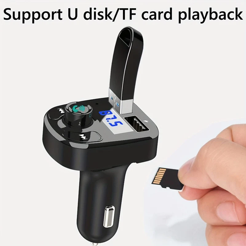 Rüsten Sie Ihr Auto-Audiosystem mit dem kabellosen FM-Transmitter und dem USB-Autoladegerät von JaJaBor auf!