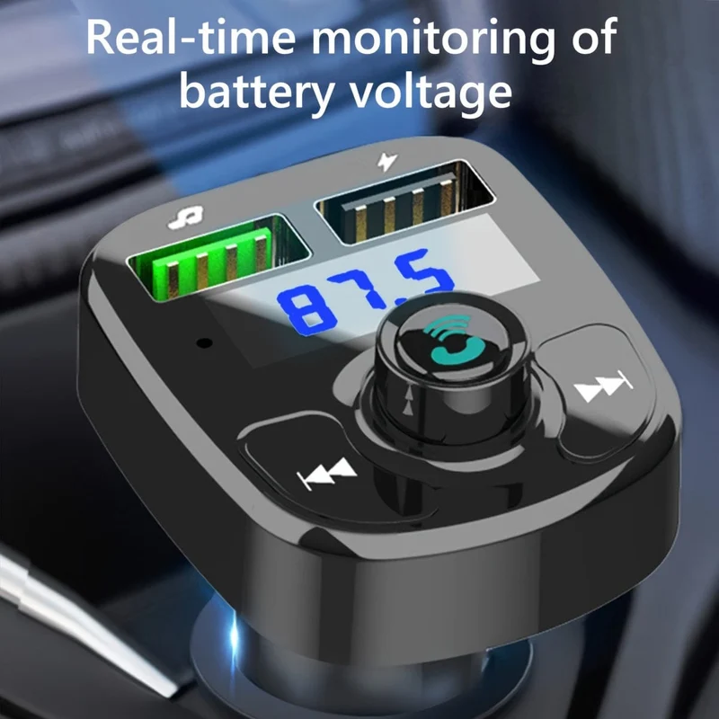 Rüsten Sie Ihr Auto-Audiosystem mit dem kabellosen FM-Transmitter und dem USB-Autoladegerät von JaJaBor auf!