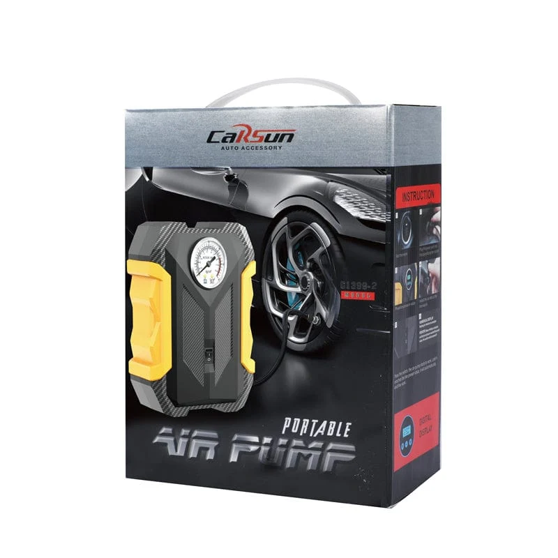 Carsun Luftkompressor für Auto Autopumpe Tragbarer Reifenfüller