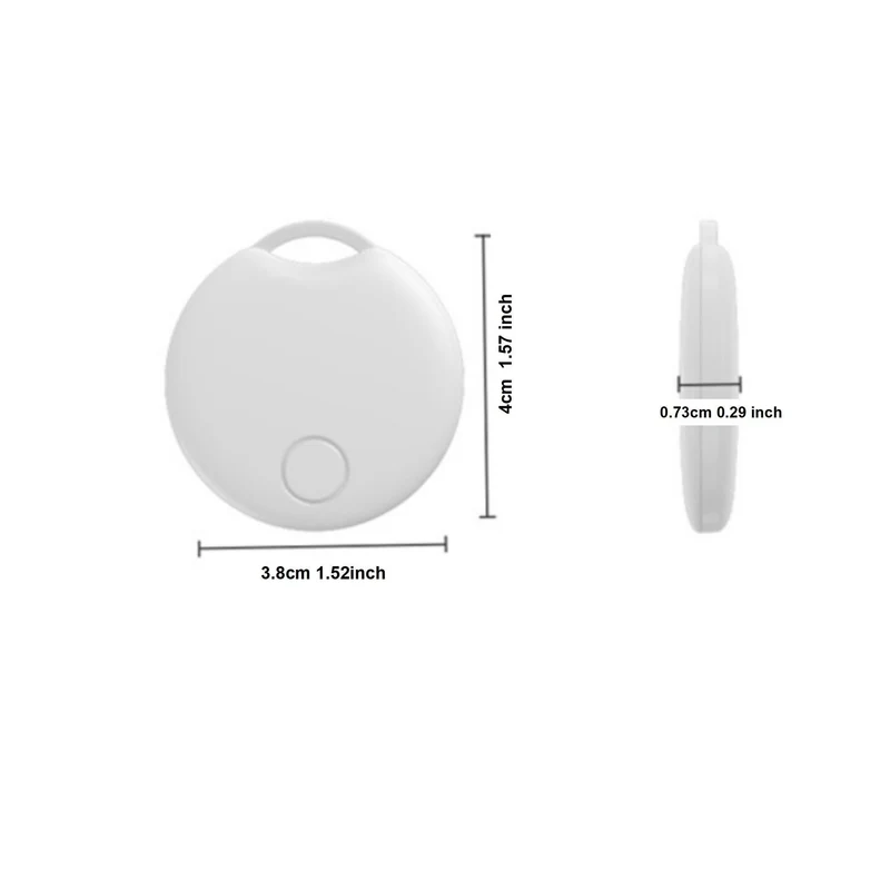 Ortungsgeräte für Haustiere/ältere Menschen/Gepäck/Handgepäck/Geldbörsen, Schlüssel, intelligente kabellose Tracker gekoppelt mit Apple Find My (nur iOS). Haustierverfolgung, Fehlplatzierung von Gegenständen.