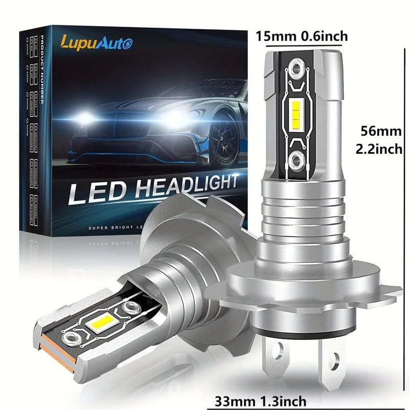 2 stücke H7 LED Scheinwerfer Lampen Lampen Canbus 5530 Chips Kopf Lampe 18000LM 60 W 6000 K Weiß Super helle LED Scheinwerfer Für Auto Lkw Motorrad