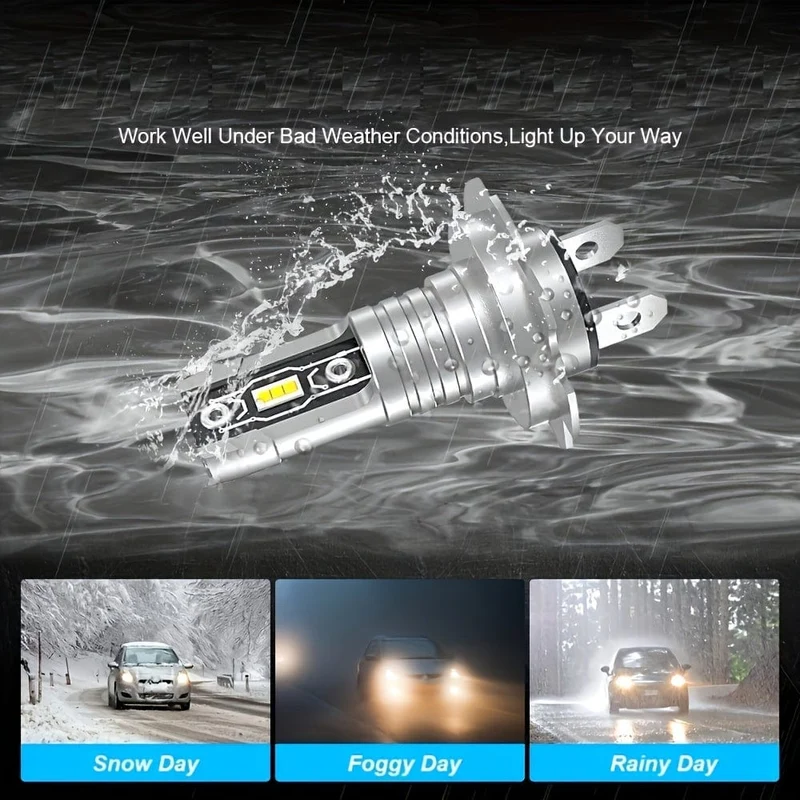 2 stücke H7 LED Scheinwerfer Lampen Lampen Canbus 5530 Chips Kopf Lampe 18000LM 60 W 6000 K Weiß Super helle LED Scheinwerfer Für Auto Lkw Motorrad