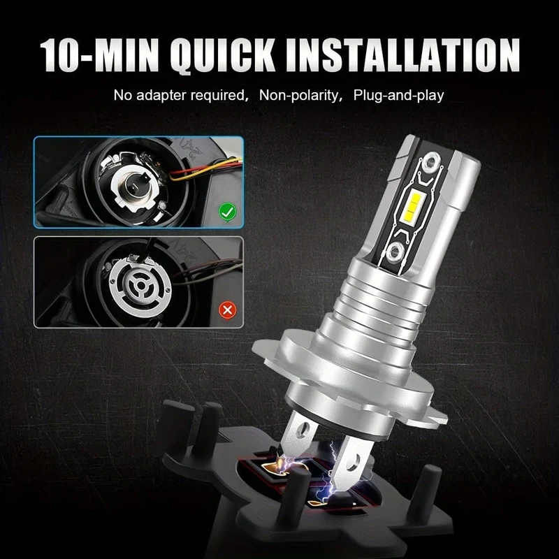2 stücke H7 LED Scheinwerfer Lampen Lampen Canbus 5530 Chips Kopf Lampe 18000LM 60 W 6000 K Weiß Super helle LED Scheinwerfer Für Auto Lkw Motorrad