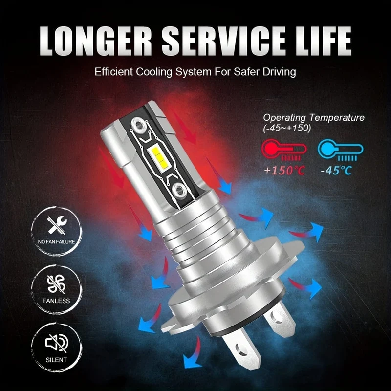 2 stücke H7 LED Scheinwerfer Lampen Lampen Canbus 5530 Chips Kopf Lampe 18000LM 60 W 6000 K Weiß Super helle LED Scheinwerfer Für Auto Lkw Motorrad