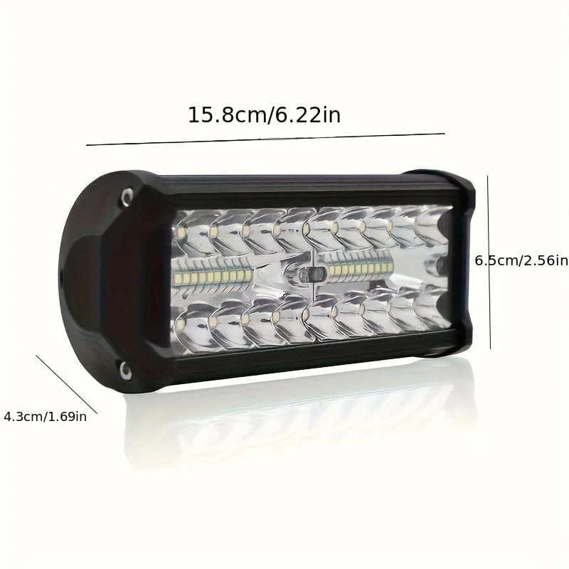120 W 7 LED-Arbeitslichtleiste – Spot- und Flutlicht-Kombination für Geländefahrzeuge – SUV- und LKW-Offroad-Scheinwerfer