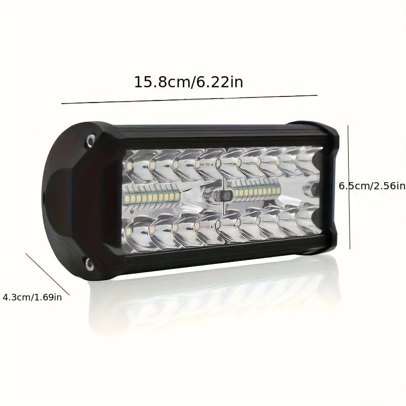 120 W 7 LED-Arbeitslichtleiste – Spot- und Flutlicht-Kombination für Geländefahrzeuge – SUV- und LKW-Offroad-Scheinwerfer