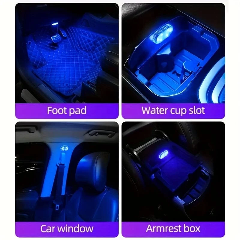 Verschönern Sie Ihr Fahrzeug mit diesem wiederaufladbaren LED-Auto-Touch-Licht, das sich perfekt für den Einsatz in Autos, Lastwagen und Lieferwagen eignet