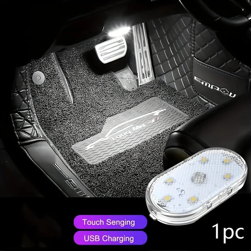 Verschönern Sie Ihr Fahrzeug mit diesem wiederaufladbaren LED-Auto-Touch-Licht, das sich perfekt für den Einsatz in Autos, Lastwagen und Lieferwagen eignet