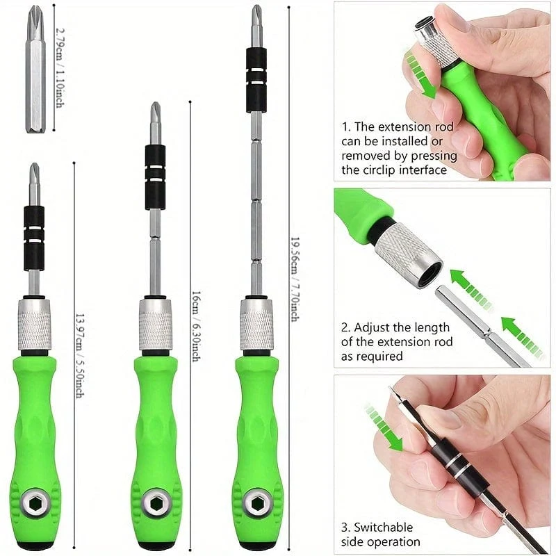 32-in-1-Präzisions-Schraubendreher-Set, Mini-Magnet-Bits-Set, Telefon, Laptop, mobiles Wartungswerkzeug