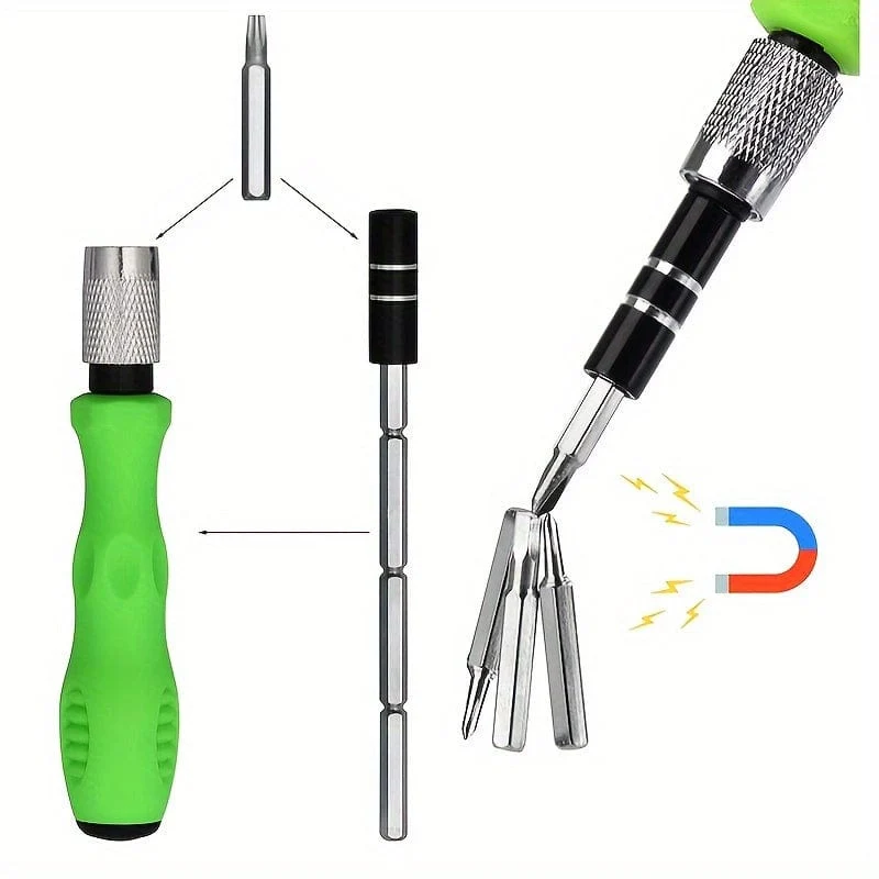 32-in-1-Präzisions-Schraubendreher-Set, Mini-Magnet-Bits-Set, Telefon, Laptop, mobiles Wartungswerkzeug