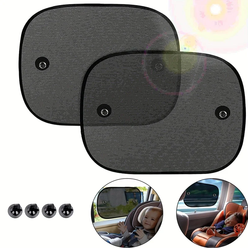 Auto-Sonnenblende, seitlicher Sonnenschutz, Wärmedämmung, Lichtabsorptionsvorhang, Sommervorhang für kleine Autofenster, seitliche Schaltplatte, Verdunkelungstuch
