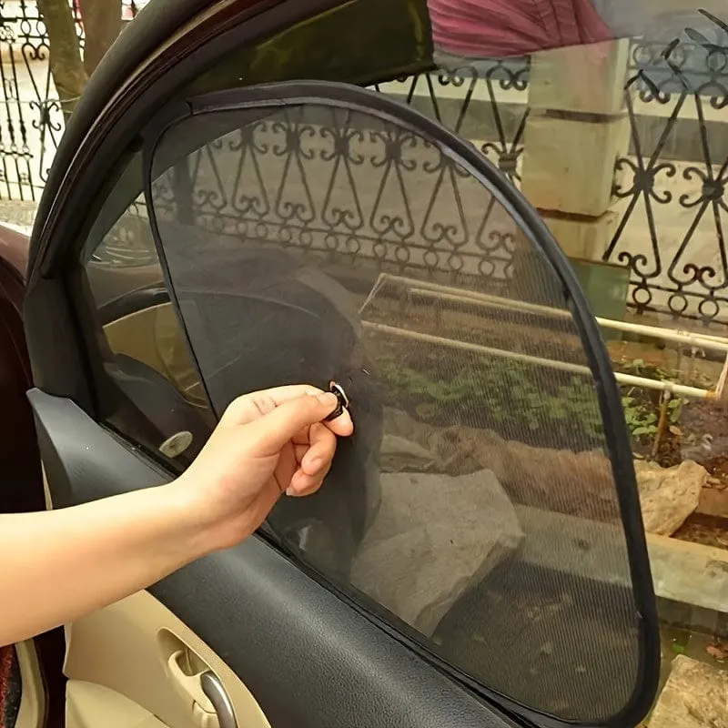 Auto-Sonnenblende, seitlicher Sonnenschutz, Wärmedämmung, Lichtabsorptionsvorhang, Sommervorhang für kleine Autofenster, seitliche Schaltplatte, Verdunkelungstuch