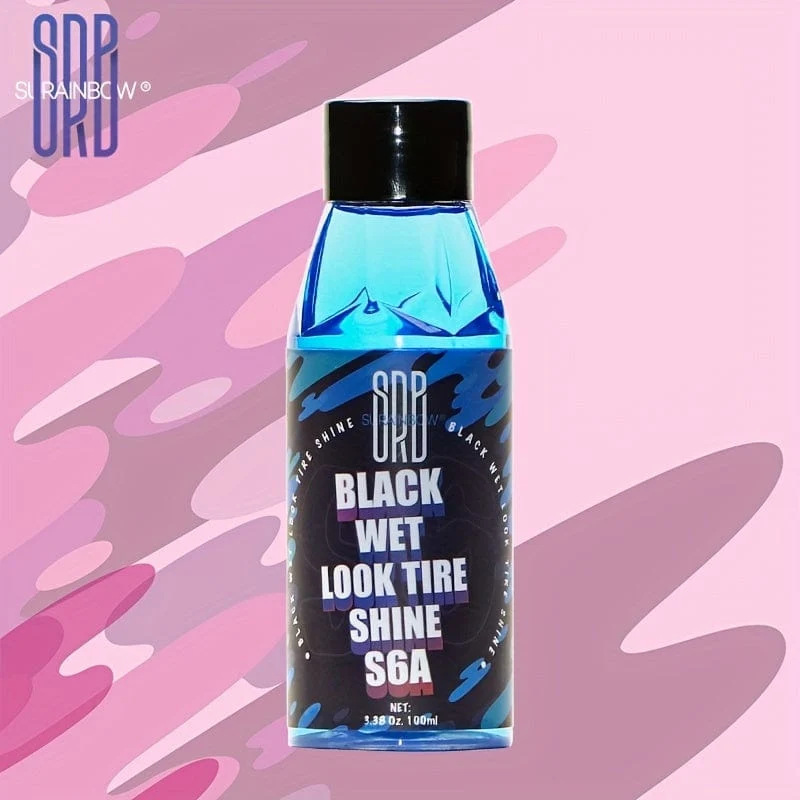 SURAINBOW Tire Shine Dressing, für ein völlig neues Maß an Glanz und Schwarztiefe, sicher für Autos, LKWs, Motorräder, Wohnmobile und mehr, 3.38 Unzen
