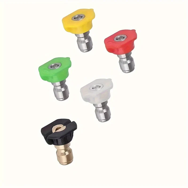 1 Satz, Hochdruck-Waschpistole, max. 3000 PSI, 5 Farben, Schnellanschluss, 1/4-Zoll-Düse, M22-14, Schlauchanschluss, Autowäsche, Gartenbedarf
