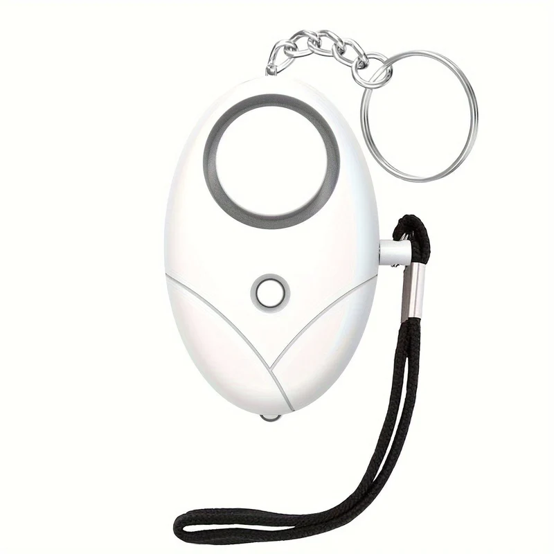 Sicherer persönlicher Alarm, 1 Packung, 130 dB, persönlicher Sicherheitsalarm, Schlüsselanhänger mit LED-Leuchten, Notfall-Sicherheitsalarm für Frauen, Männer, ältere Menschen