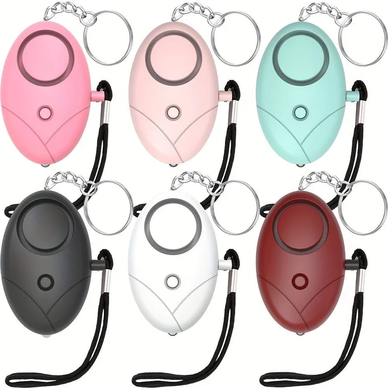 Sicherer persönlicher Alarm, 1 Packung, 130 dB, persönlicher Sicherheitsalarm, Schlüsselanhänger mit LED-Leuchten, Notfall-Sicherheitsalarm für Frauen, Männer, ältere Menschen