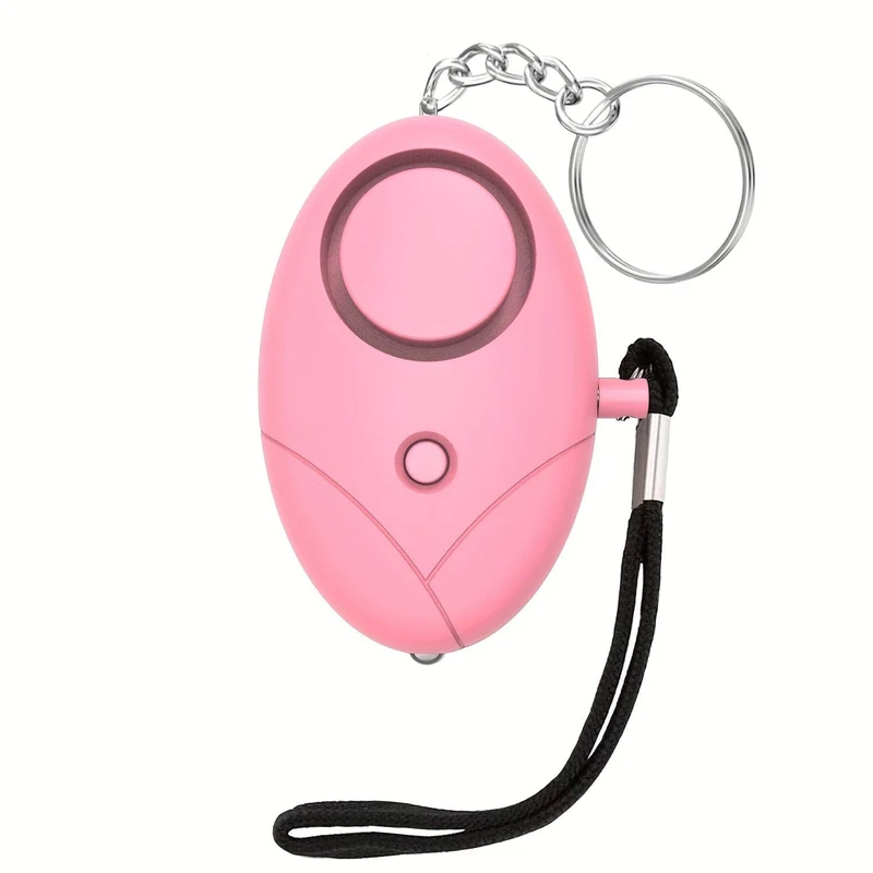 Sicherer persönlicher Alarm, 1 Packung, 130 dB, persönlicher Sicherheitsalarm, Schlüsselanhänger mit LED-Leuchten, Notfall-Sicherheitsalarm für Frauen, Männer, ältere Menschen