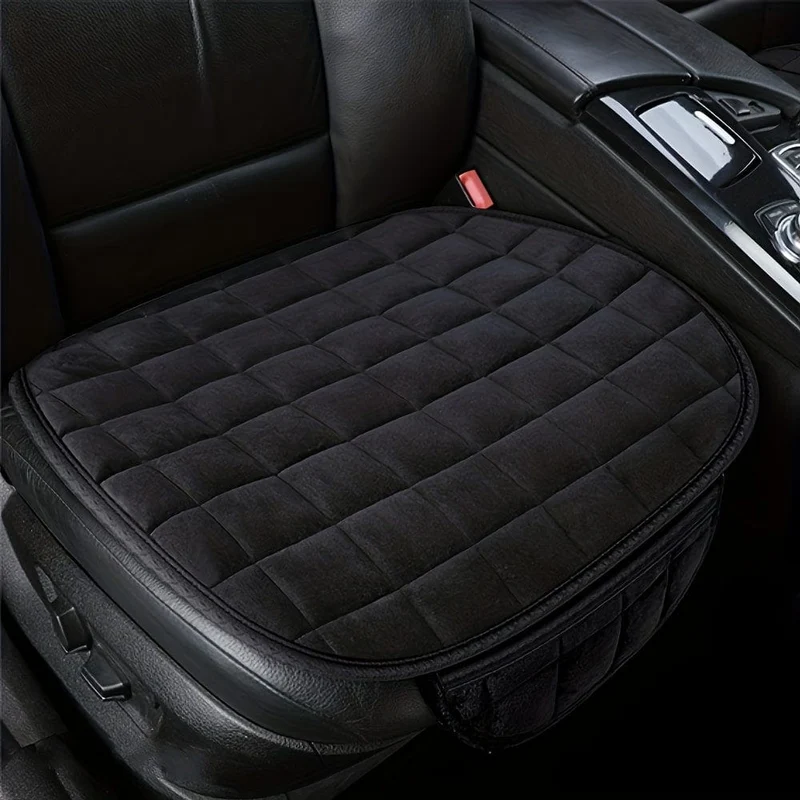 1pc Neue Winter Kurze Plüsch Auto Kissen Freies Bündel Warme Verdickte Einzel Stück Büro Kissen Universal Auto Vordere reihe Kleine Quadratische Kissen