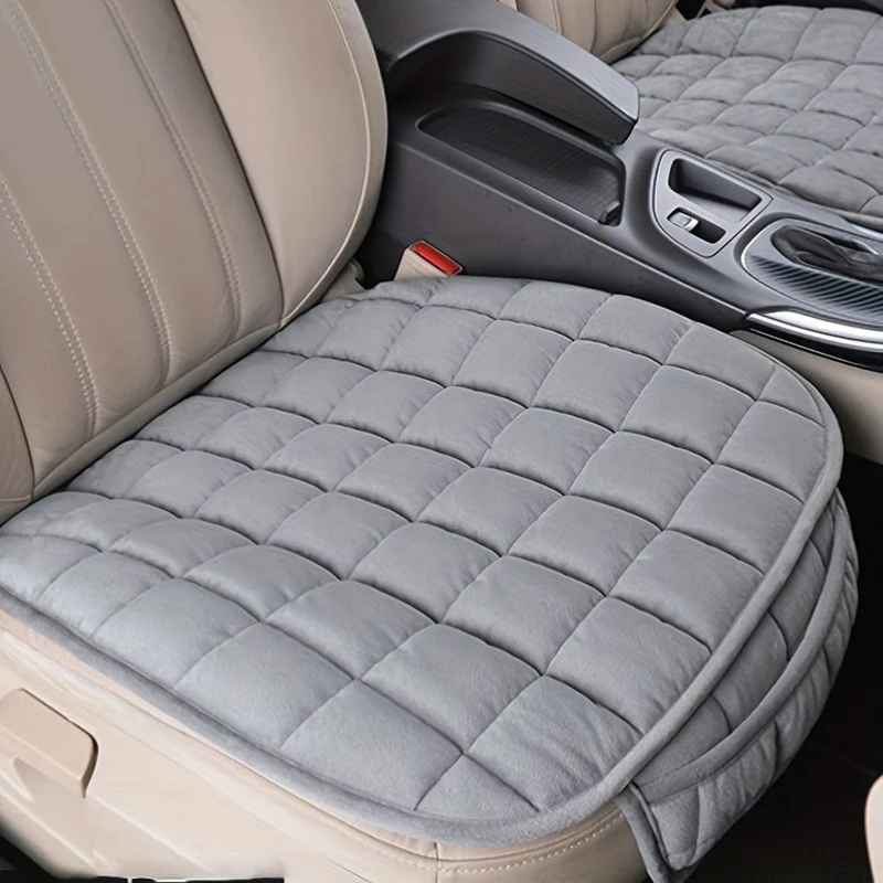 1pc Neue Winter Kurze Plüsch Auto Kissen Freies Bündel Warme Verdickte Einzel Stück Büro Kissen Universal Auto Vordere reihe Kleine Quadratische Kissen