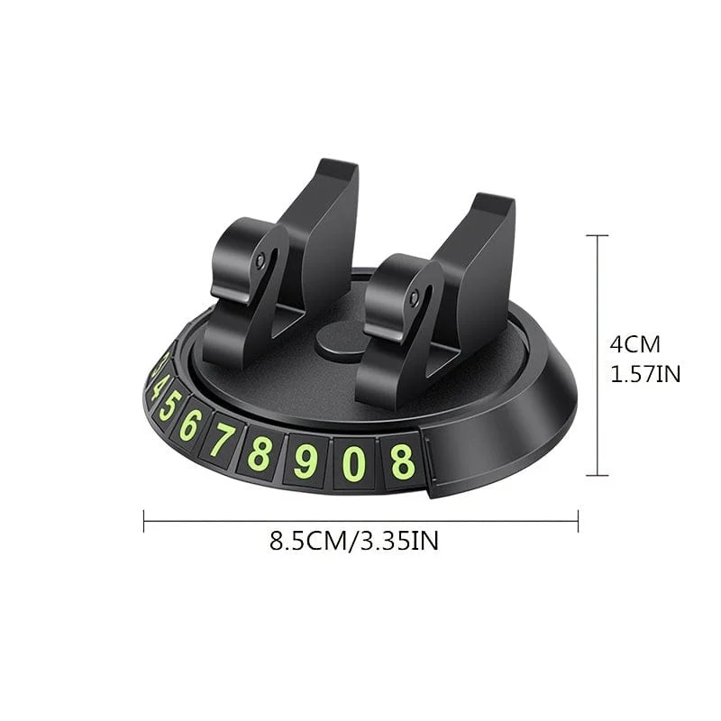 Multifunktionale Anti-Rutsch-Matte und Telefonhalterung fürs Auto, um 360° drehbare Schwanenhalterung. Silikon-Armaturenbrett-Autounterlage, Anti-Rutsch-Matte für Instrumententafelhalterung