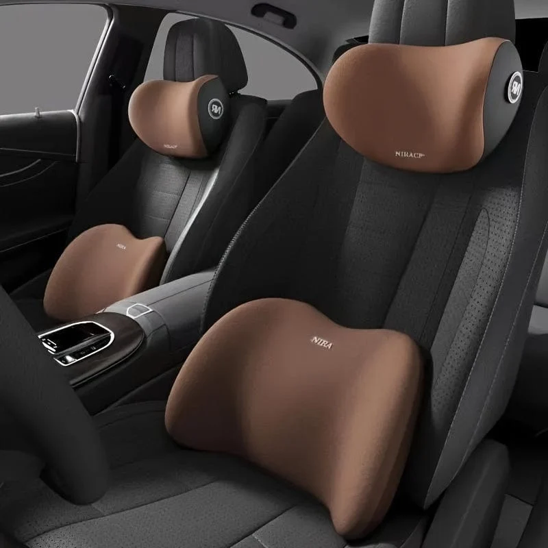 Lordosenstütze für die Kopfstütze im Auto, Rückenlehne des Fahrersitzes, Taillenstütze beim Fahren, Nackenkissen für das Auto, Lendenkissen