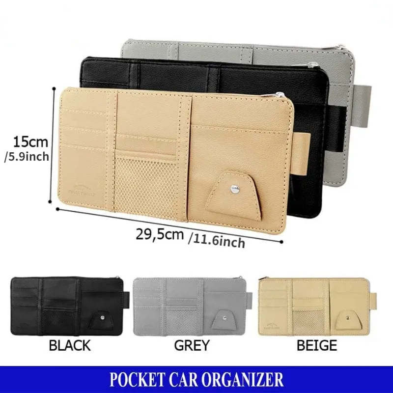 1 stück Auto Sonnenblende Karten Organizer Halter Visitenkartenhalter Auto Tasche Organizer CD DVD Organizer Aufbewahrungsbox Sonnenbrillen Clip Verstauen Autozubehör