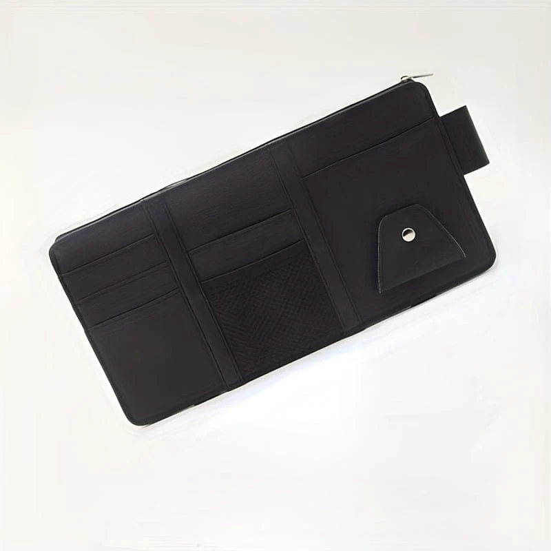 1 stück Auto Sonnenblende Karten Organizer Halter Visitenkartenhalter Auto Tasche Organizer CD DVD Organizer Aufbewahrungsbox Sonnenbrillen Clip Verstauen Autozubehör