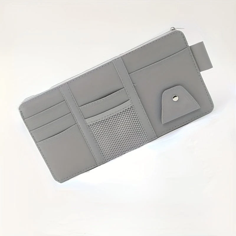 1 stück Auto Sonnenblende Karten Organizer Halter Visitenkartenhalter Auto Tasche Organizer CD DVD Organizer Aufbewahrungsbox Sonnenbrillen Clip Verstauen Autozubehör