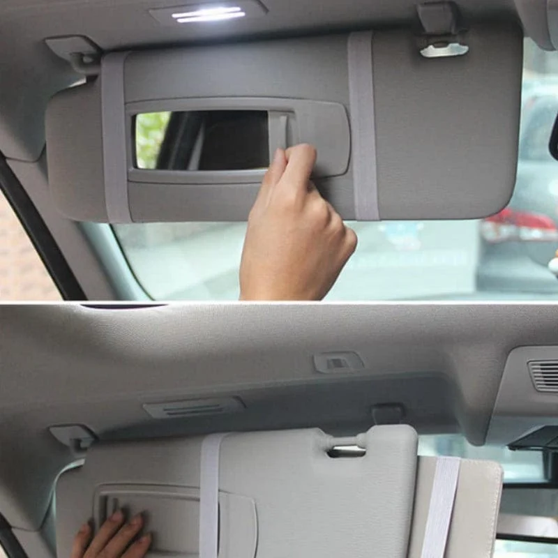 1 stück Auto Sonnenblende Karten Organizer Halter Visitenkartenhalter Auto Tasche Organizer CD DVD Organizer Aufbewahrungsbox Sonnenbrillen Clip Verstauen Autozubehör