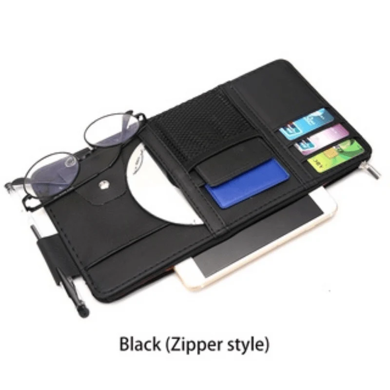 1 stück Auto Sonnenblende Karten Organizer Halter Visitenkartenhalter Auto Tasche Organizer CD DVD Organizer Aufbewahrungsbox Sonnenbrillen Clip Verstauen Autozubehör