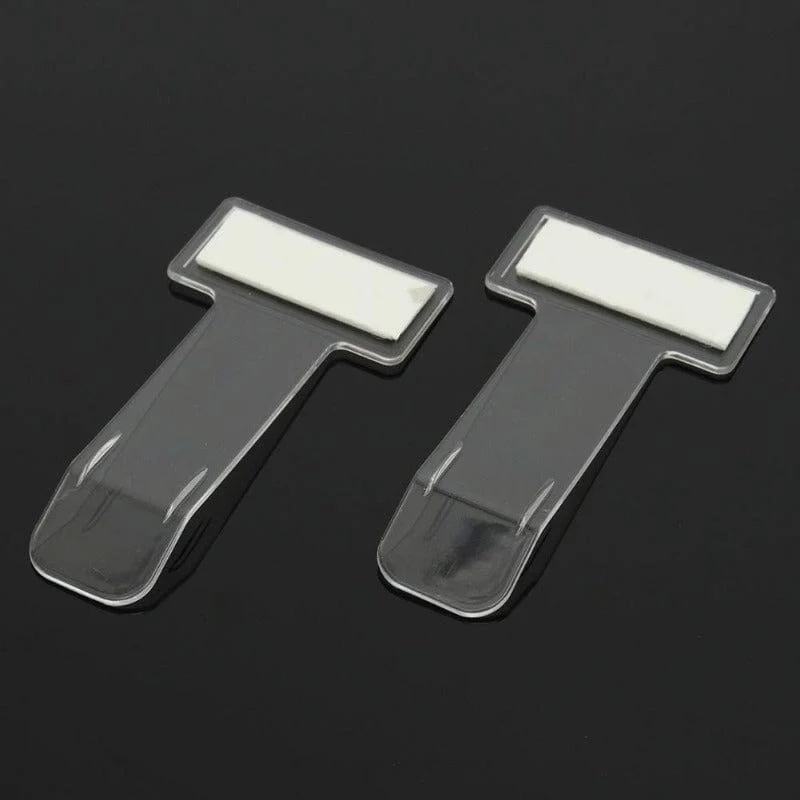2 Stück Auto-Styling-Parkschein-Clips, Auto-Verschluss, Karten- und Geldscheinhalter, Windschutzscheiben-Organizer-Aufkleber