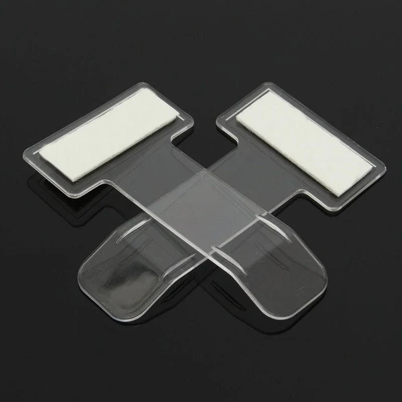 2 Stück Auto-Styling-Parkschein-Clips, Auto-Verschluss, Karten- und Geldscheinhalter, Windschutzscheiben-Organizer-Aufkleber
