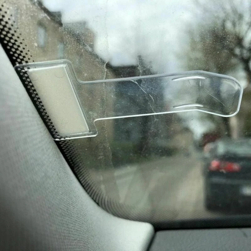 2 Stück Auto-Styling-Parkschein-Clips, Auto-Verschluss, Karten- und Geldscheinhalter, Windschutzscheiben-Organizer-Aufkleber