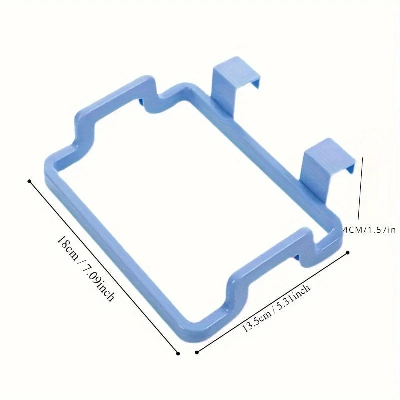 1 x Müllbehälter zum Aufhängen über dem Schrank: wiederverwendbarer Plastiktütenhalter für Auto, Küche, Speisekammer, Garage und Badezimmer