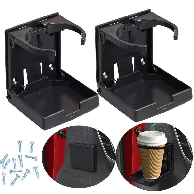 Verstellbarer, zusammenklappbarer Getränkehalter, Auto-Wasserbecherhalterung, isolierte Becherhalterung, multifunktionaler Wasserbecherhalter für Auto, LKW