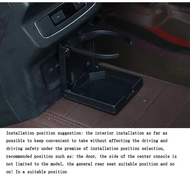 Verstellbarer, zusammenklappbarer Getränkehalter, Auto-Wasserbecherhalterung, isolierte Becherhalterung, multifunktionaler Wasserbecherhalter für Auto, LKW