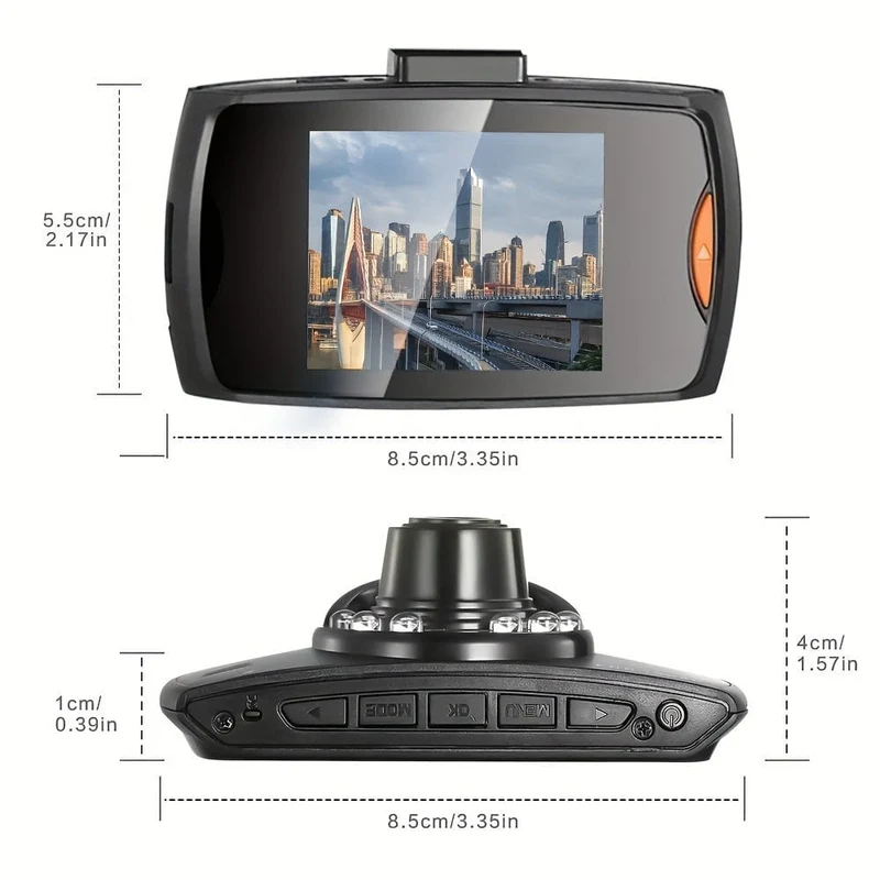Vollständiger Auto-DVR-Recorder mit 140°-Weitwinkelansicht – Halten Sie jeden Moment während der Fahrt fest!