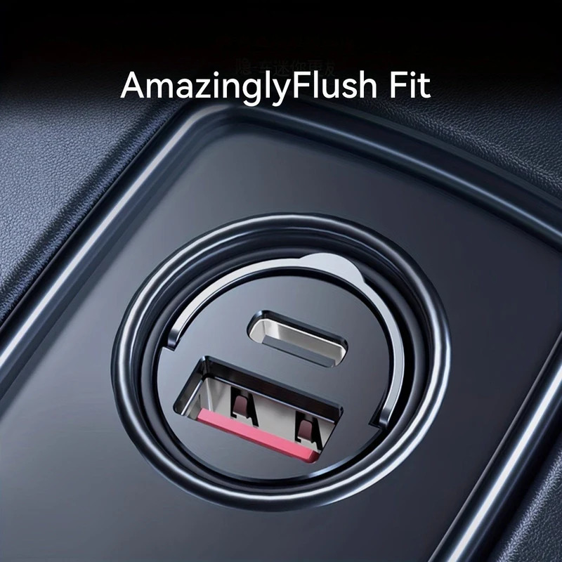100-W-Autoladegerät Superschnellladegerät Metall Ein Abschleppen Zwei Autoladegerät Blitzladegerät Mini-Zugring Neues PD-Autoladegerät Autoelektronik