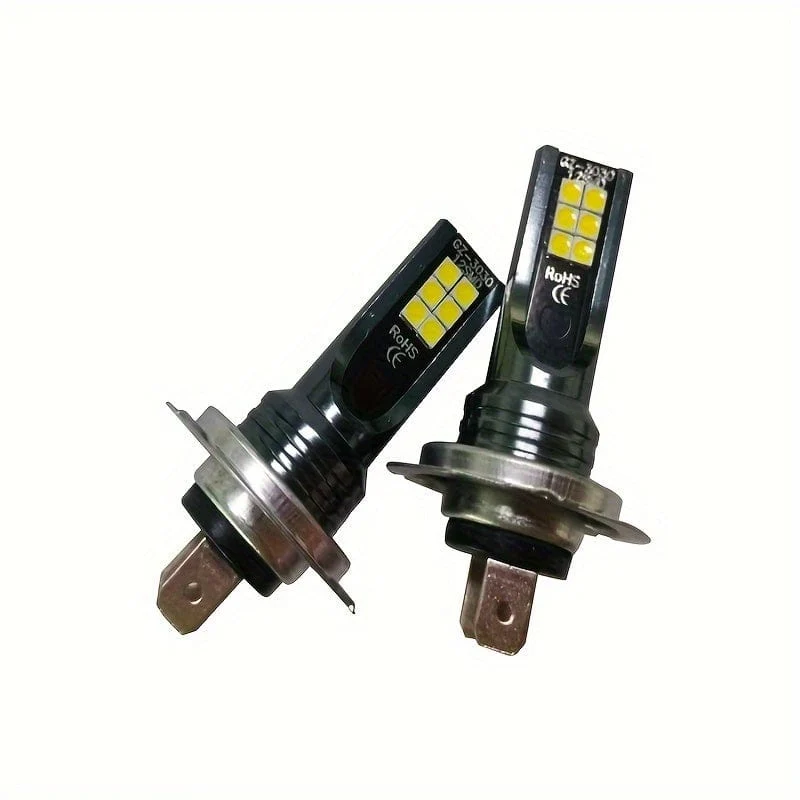 2 Stück H8 H11 Auto-LED-Nebelscheinwerfer, 6000 K, weiße Nebelscheinwerfer, H4/H7/H1/9005/HB3/9006/HB4