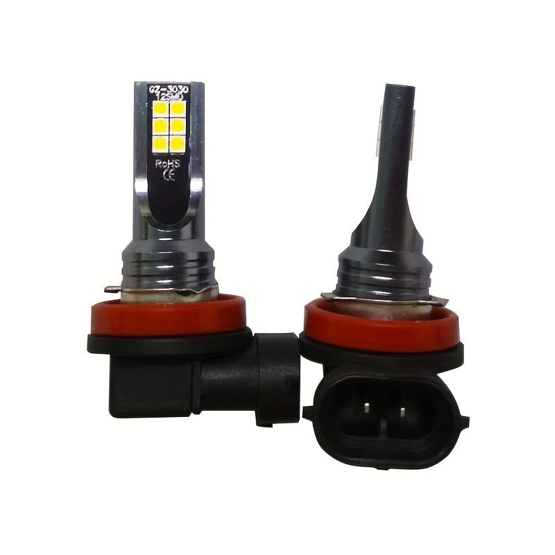 2 Stück H8 H11 Auto-LED-Nebelscheinwerfer, 6000 K, weiße Nebelscheinwerfer, H4/H7/H1/9005/HB3/9006/HB4