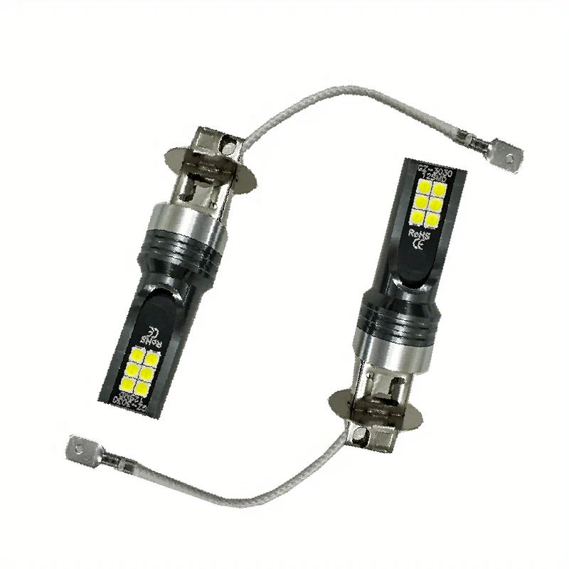 2 Stück H8 H11 Auto-LED-Nebelscheinwerfer, 6000 K, weiße Nebelscheinwerfer, H4/H7/H1/9005/HB3/9006/HB4