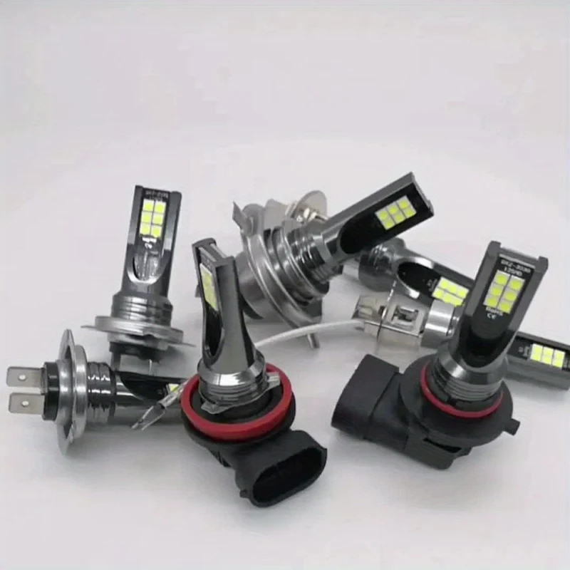 2 Stück H8 H11 Auto-LED-Nebelscheinwerfer, 6000 K, weiße Nebelscheinwerfer, H4/H7/H1/9005/HB3/9006/HB4