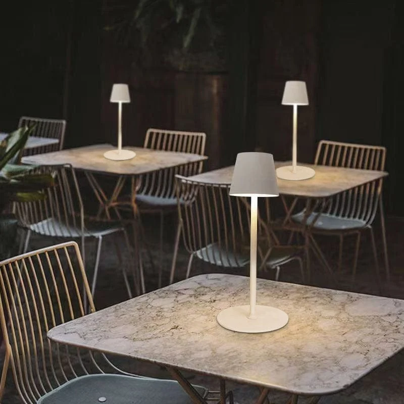 LED-Schreibtischlampe für Bar, Restaurant, Ambiente, kabellose Tischlampen, Arbeitszimmer, Büro, Licht, wasserdichte Touch-Lampe mit USB-Aufladung
