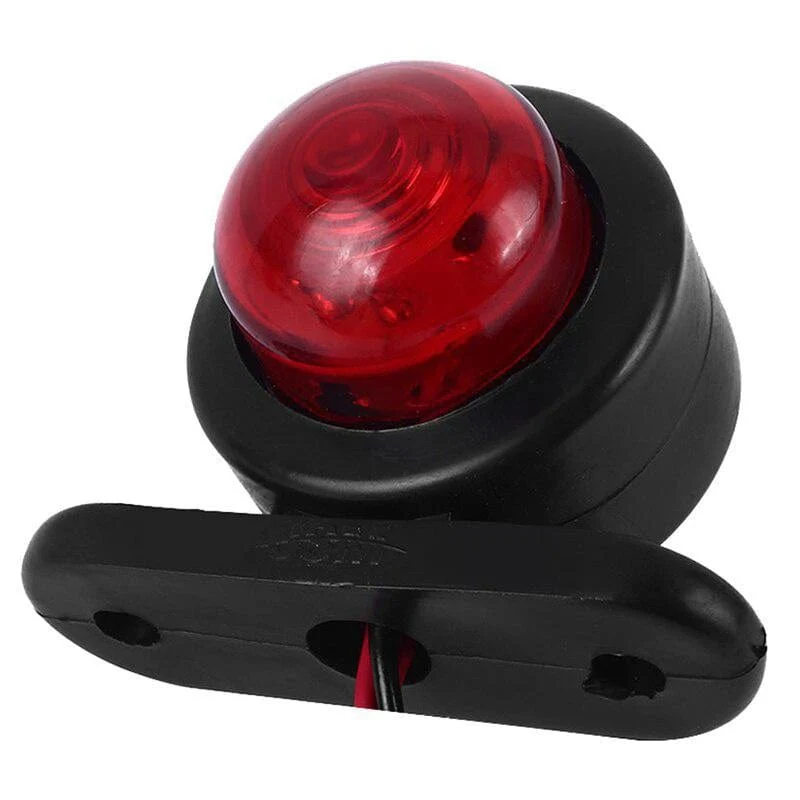 10 stücke 12-24 V doppelseitige Auto Lkw Seite Marker Licht Rot Bernstein Blinker Blinker Anzeige lampe Für Anhänger Lkw Caravan