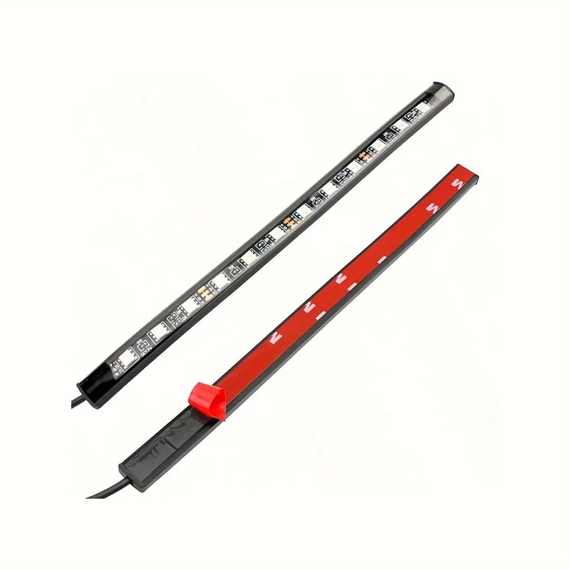 1 Stück Auto-Atmosphärenlicht, kabelloses RGB-Fußlicht mit Fernbedienung, 48 LED-APP-einstellbares Farbatmosphärenlicht, 4-in-1-Musiklicht