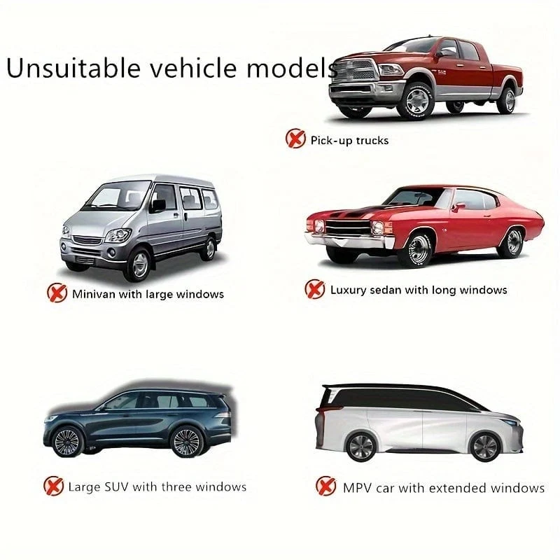 2 Stück/4 Stück Sonnenschutz Belüftung Autofenster Moskitonetze Auto-Bildschirme Moskitonetz Sonnenschutzrollos Sonnenschirme/Stoff UV-Wärmeschutz Kühlkühlung