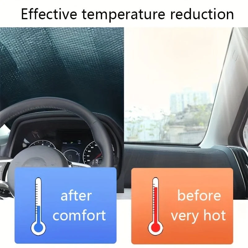 Auto-Sonnenschutz, Sommer, Autofenster, Sonnenschutz, Wärmedämmung, Artefakt, Auto-Frontscheibe, Sonnenrad, Schatten-Pad, Aluminiumfolie, Sonnenschutz, Sonnenvorhang