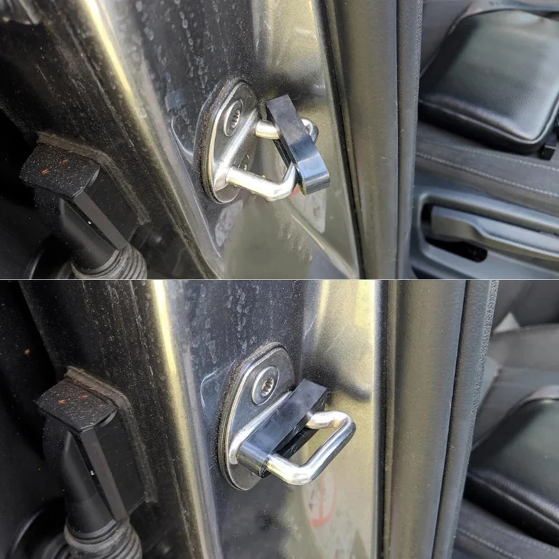 4 stücke Stoßdämpfer Gummi Für VW Für Audi Für Skoda Für Sitz Auto Türschloss Puffer Dämpfung Dichtung Pad Deadener ruhig Ersatz Zubehör